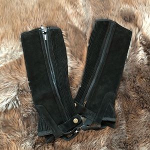 NWT Adult Suede Half Chaps